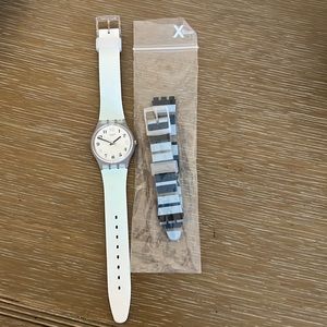 Swatch watch with spare band